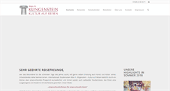 Desktop Screenshot of klingenstein.de
