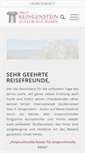Mobile Screenshot of klingenstein.de